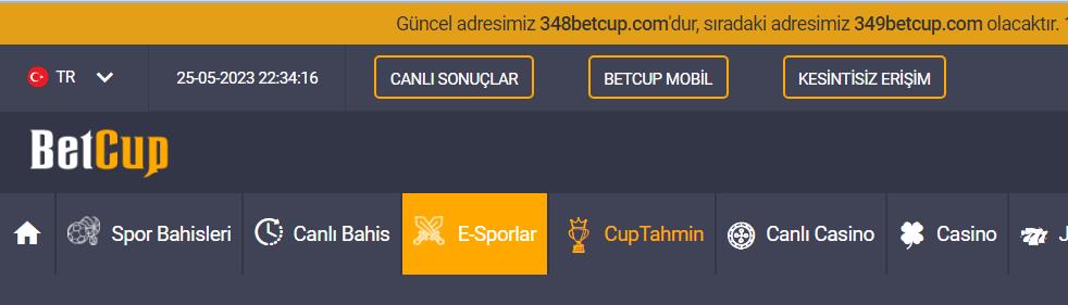 Betcup giriş adresi